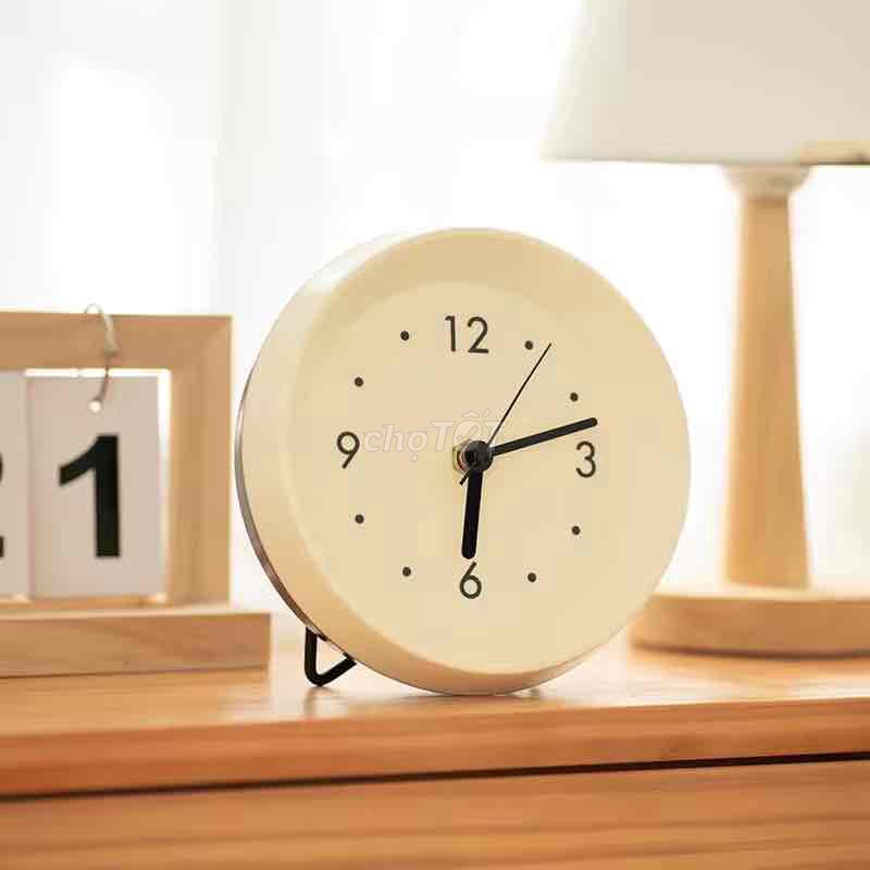 Đồng hồ để bàn Ins Nordic Cream màu kem, kiểu dáng. Mua bán Cây cảnh, đồ trang trí tại Quận Gò Vấp Tp Hồ Chí Minh được đăng bởi An  Nhiên hình 1