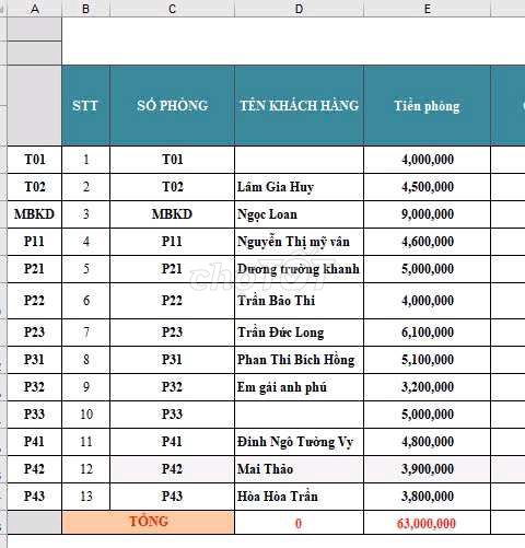 10P+1MB COST HƠN 2TR P2 TÂN BÌNH