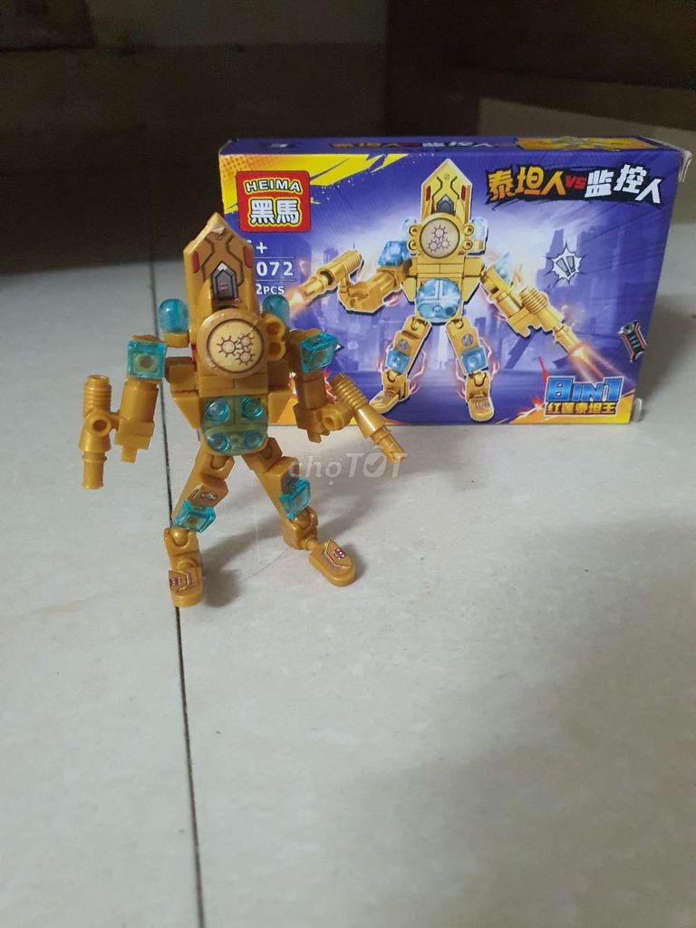 Mô hình titan clockman lego