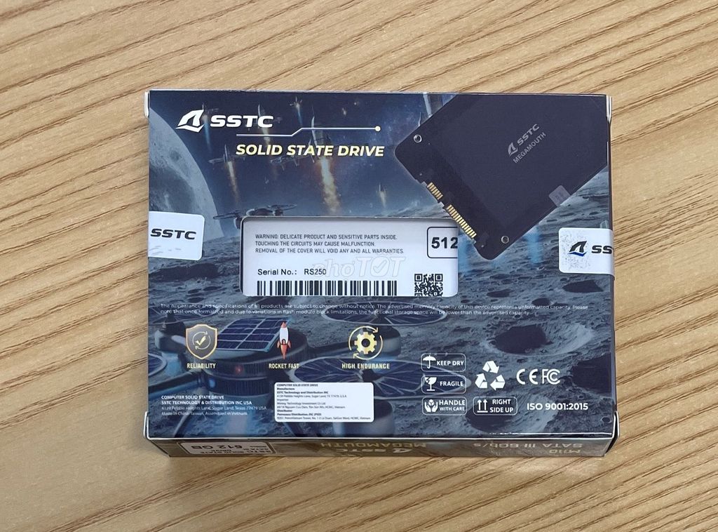 Ổ cứng SSD SSTC 512GB SATA3 ne w BH đến T8/2028. Mua bán Linh kiện (RAM, Card...) tại Quận Thanh Xuân Hà Nội được đăng bởi Phan MN hình 1
