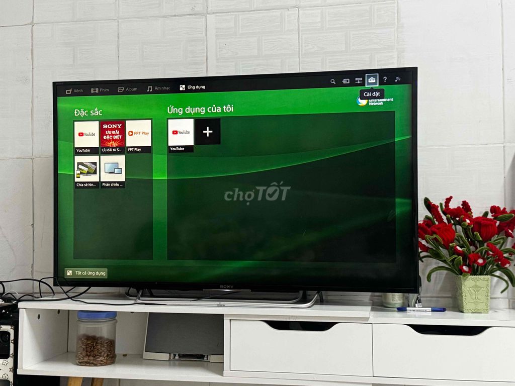 Tivi Sony 49 inch Đen Like New. Mua bán Tivi, Âm thanh tại Thành phố Dĩ An Bình Dương được đăng bởi tuan kuppi hình 1