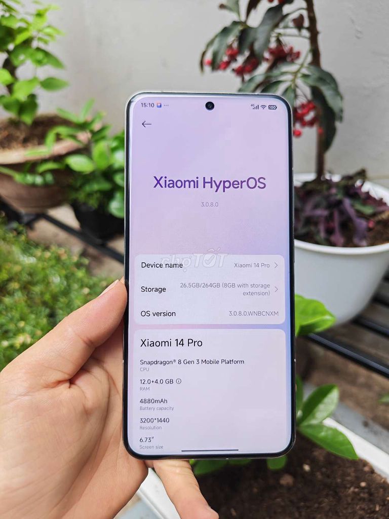 Xiaomi 14 Pro 12/256GB Trắng. Mua bán Điện thoại tại Quận Gò Vấp Tp Hồ Chí Minh được đăng bởi Linh hình 1