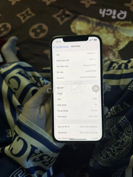 Apple iPhone 12 Pro 128GB Trắng Đã sử dụng. Mua bán Điện thoại tại Quận Bình Tân Tp Hồ Chí Minh được đăng bởi Hội Đồ Điện Tử hình 1