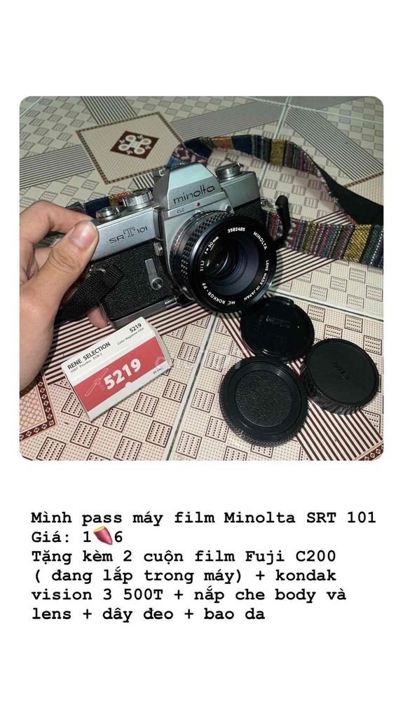 Minolta STR 101 kèm lens 55mm