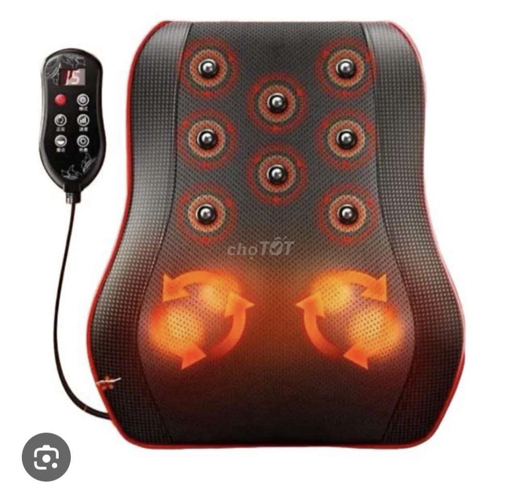 Đệm massage Đen, Đỏ nhiều chế độ cũ. Mua bán Nội thất, đồ gia dụng khác tại Quận 10 Tp Hồ Chí Minh được đăng bởi Linh Huỳnh hình 1