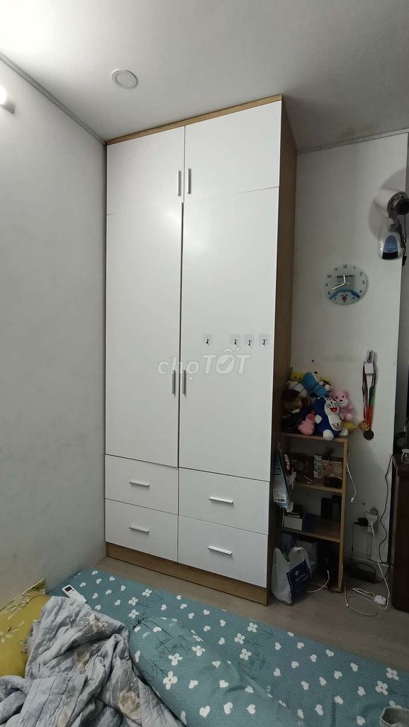Tủ quần áo Ván MDF Trắng. Mua bán Tủ, kệ gia đình tại Quận Tân Phú Tp Hồ Chí Minh được đăng bởi Thanh Van hình 1