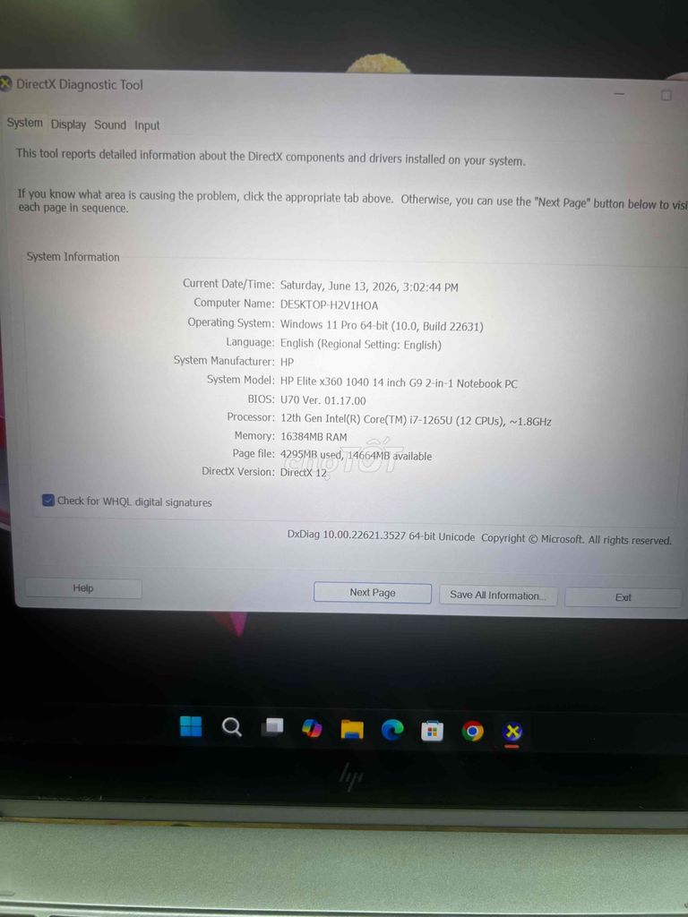 HP Elitebook x360 1040 G9 i7 16GB/512GB 14 inch. Mua bán Laptop tại Quận 3 Tp Hồ Chí Minh được đăng bởi Thùy Vân hình 1