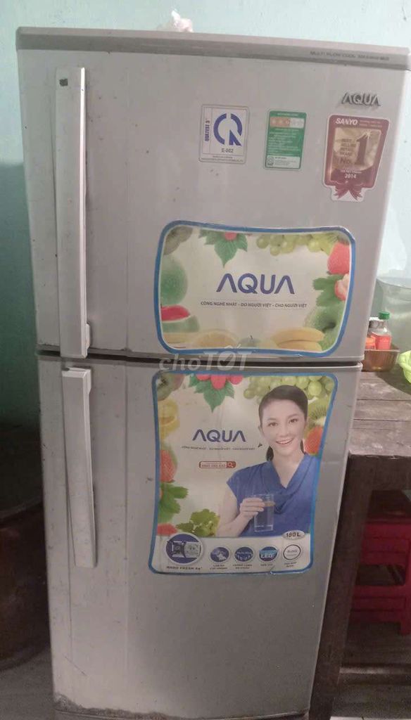 Tủ lạnh Aqua 180L Xám. Mua bán Tủ lạnh tại Huyện Long Hồ Vĩnh Long được đăng bởi Quang Trung hình 1