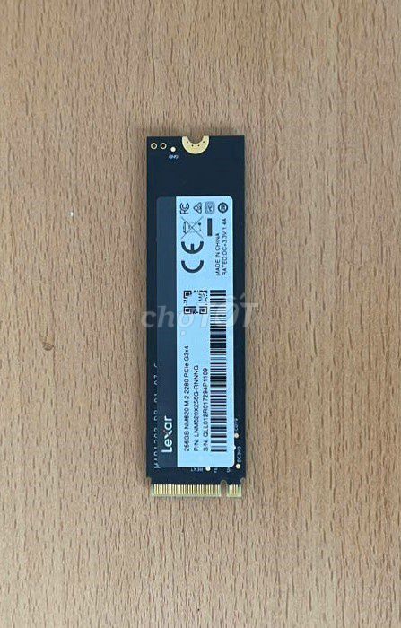 Ssd 256GB Lexar NM620 NVMe PCIe 3.0x4 còn BH 11Th. Mua bán Linh kiện (RAM, Card...) tại Quận Hải Châu Đà Nẵng được đăng bởi Baxiqua hình 1