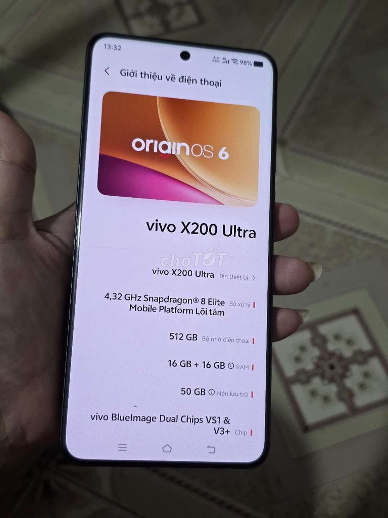 Vivo X200 Ultra Đen 16GB/512GB. Mua bán Điện thoại tại Thành phố Biên Hòa Đồng Nai được đăng bởi  dương hà  hình 1