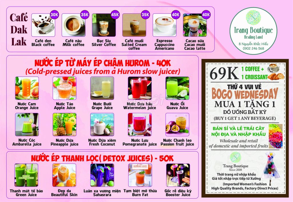 Cafe Daklak, detox juices, sinh tố dinh dưỡng…. Mua bán Đồ ăn, thực phẩm và các loại khác tại Quận Ba Đình Hà Nội được đăng bởi Nguyễn Thị Thu Trang hình 2