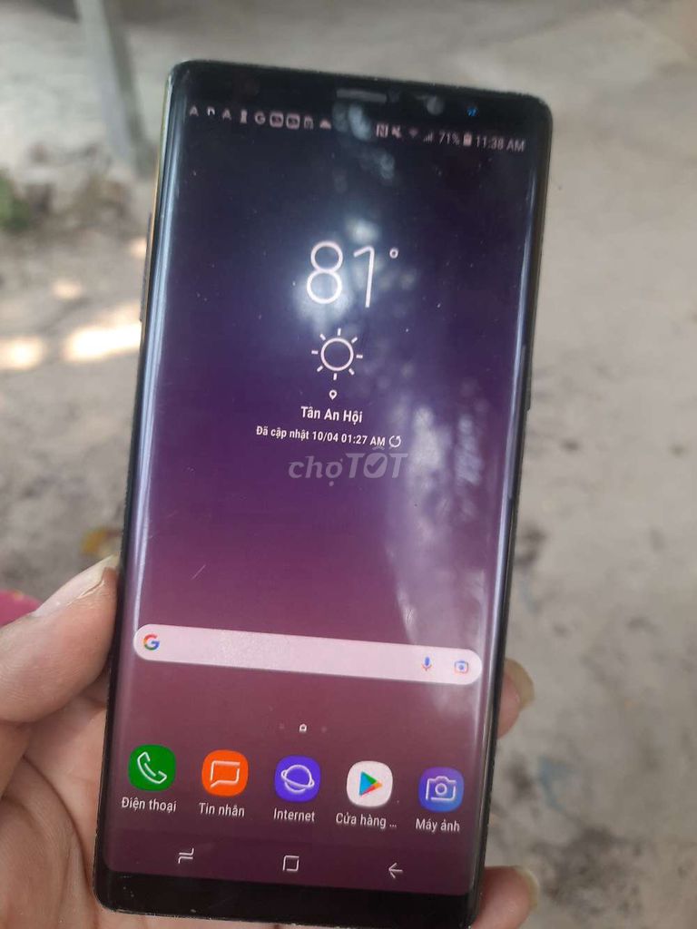 Samsung Note 8 6GB/64GB Đen. Mua bán Điện thoại tại Huyện Củ Chi Tp Hồ Chí Minh được đăng bởi Hoàng Nguyễn Hồng Ân hình 1