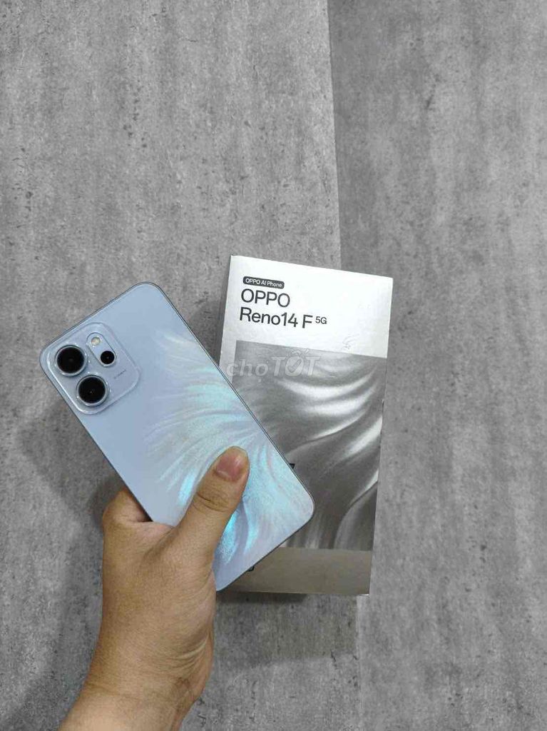 OPPO Reno14F 256GB fullbox zin keng Bh 1-2027. Mua bán Điện thoại tại Quận 3 Tp Hồ Chí Minh được đăng bởi Tiến Đat  hình 1