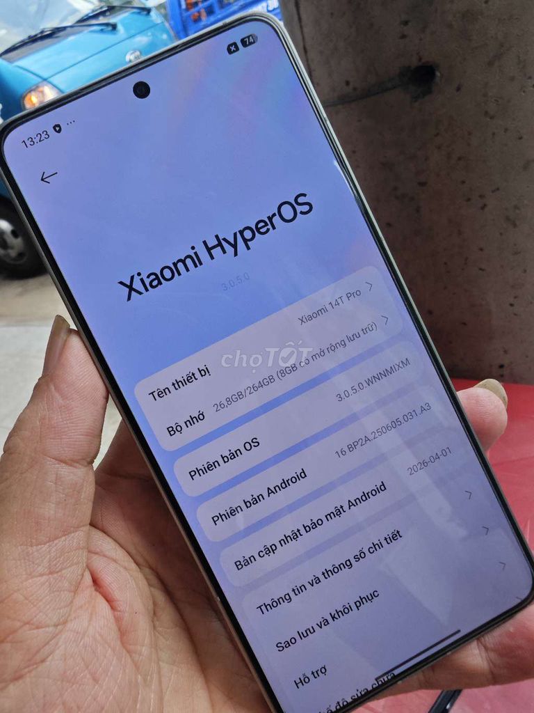 Xiaomi 14T Pro 12GB/256GB Xám. Mua bán Điện thoại tại Quận Bình Tân Tp Hồ Chí Minh được đăng bởi nguyễn sang  hình 1