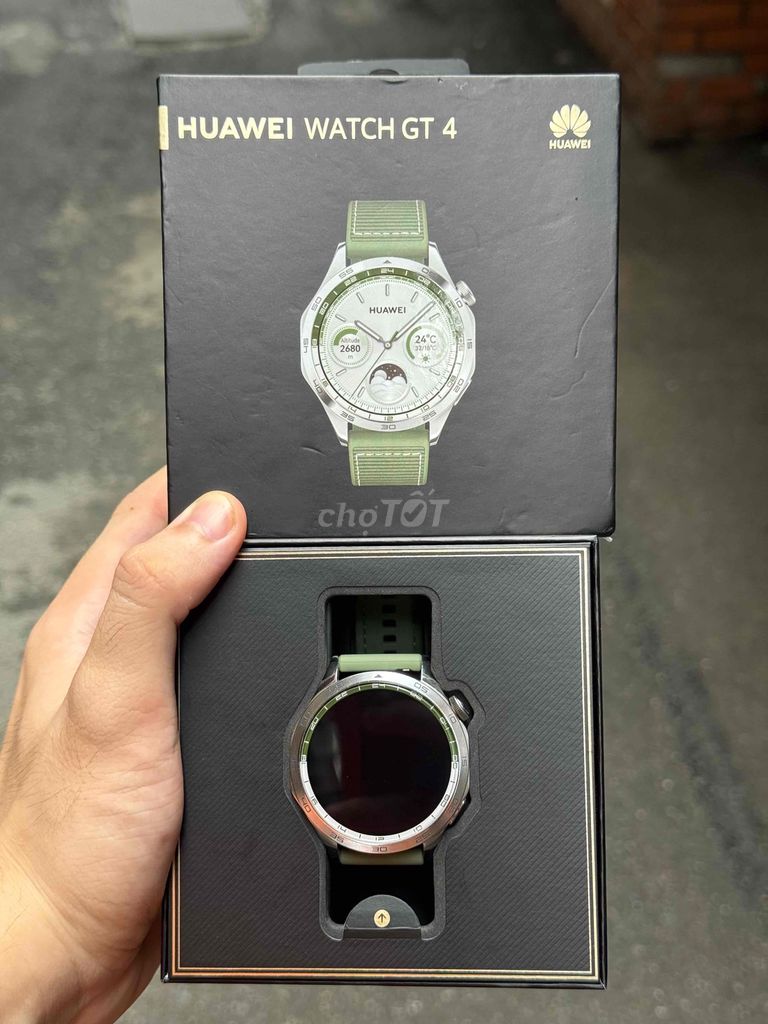 Huawei GT4 46mm xanh. Mua bán Thiết bị đeo thông minh tại Quận Hà Đông Hà Nội được đăng bởi Minh Trần  hình 1