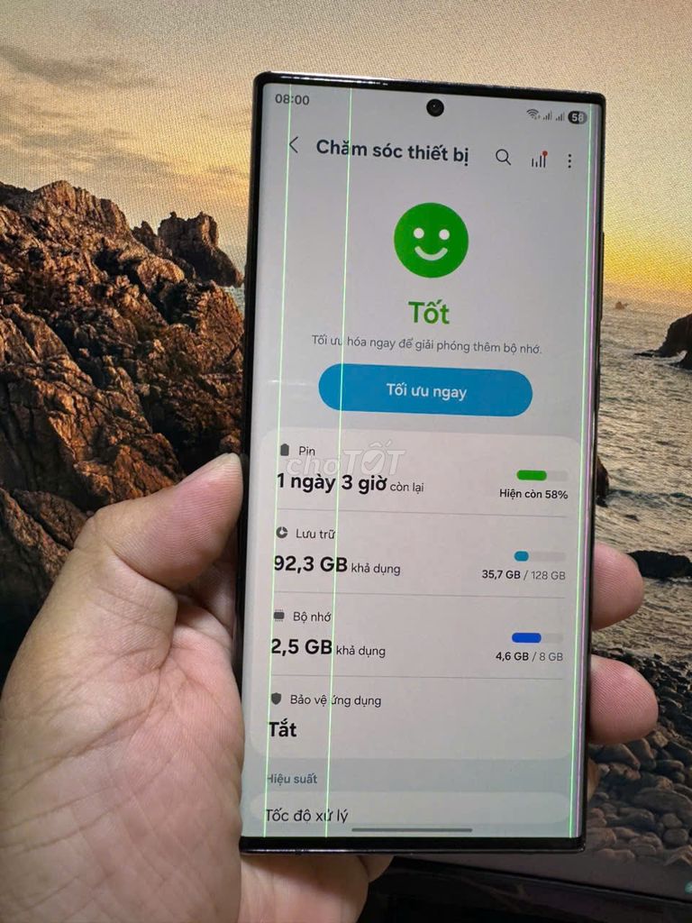 Samsung S22 Ultra 128GB Đen sọc. Mua bán Điện thoại tại Thành phố Châu Đốc An Giang được đăng bởi Công Nghệ Số 288 hình 1