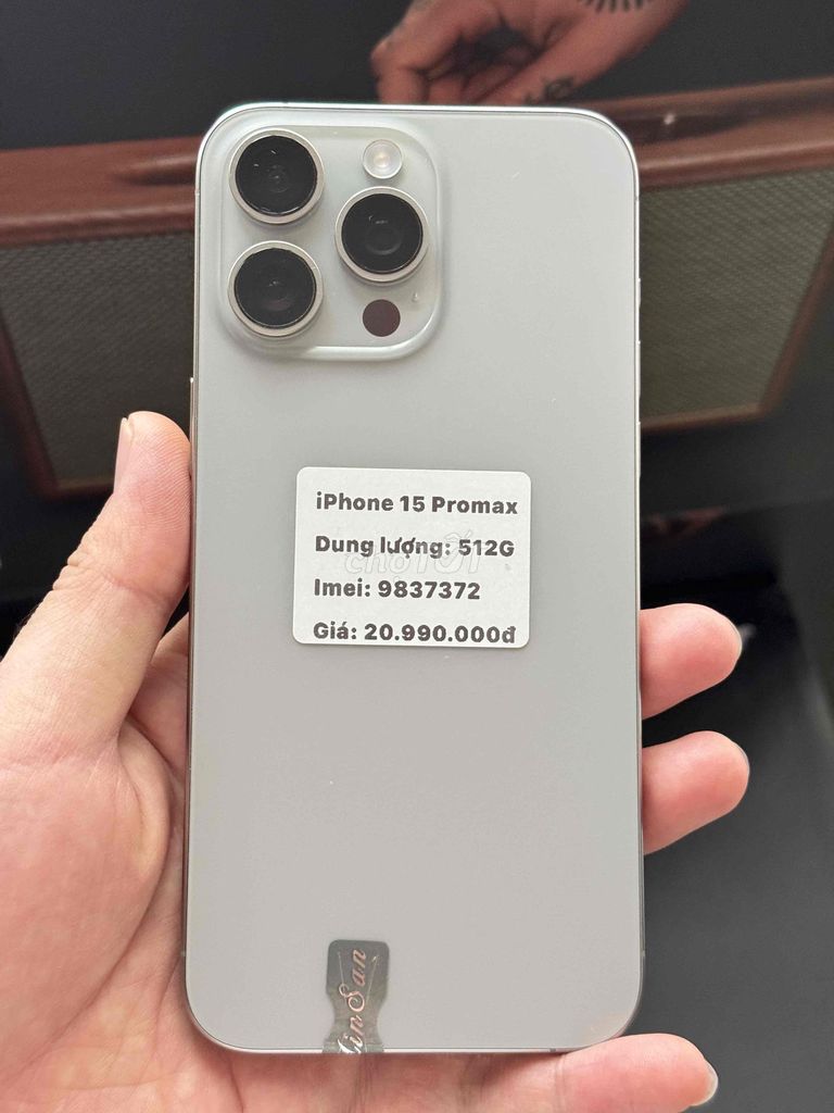 iPhone 15 Pro Max 512GB natu máy đẹp keng. Mua bán Điện thoại tại Thành phố Buôn Ma Thuột Đắk Lắk được đăng bởi Nguyễn Hoàng hình 1