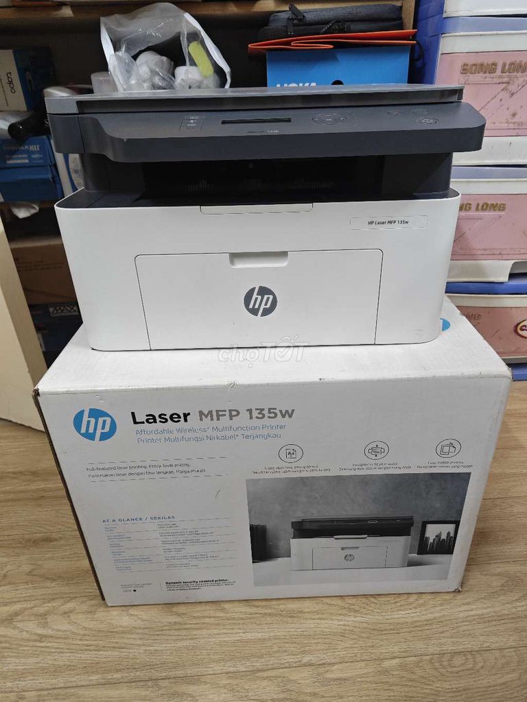 Máy in laser đa chức năng ko dây HP MFP135W fulbox