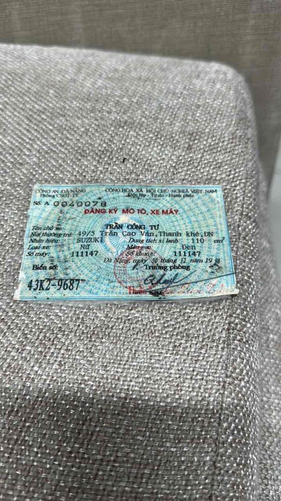 suzuki Vi Va. Mua bán Xe máy tại Quận Hải Châu Đà Nẵng được đăng bởi PHƯỚC YÊN hình 4