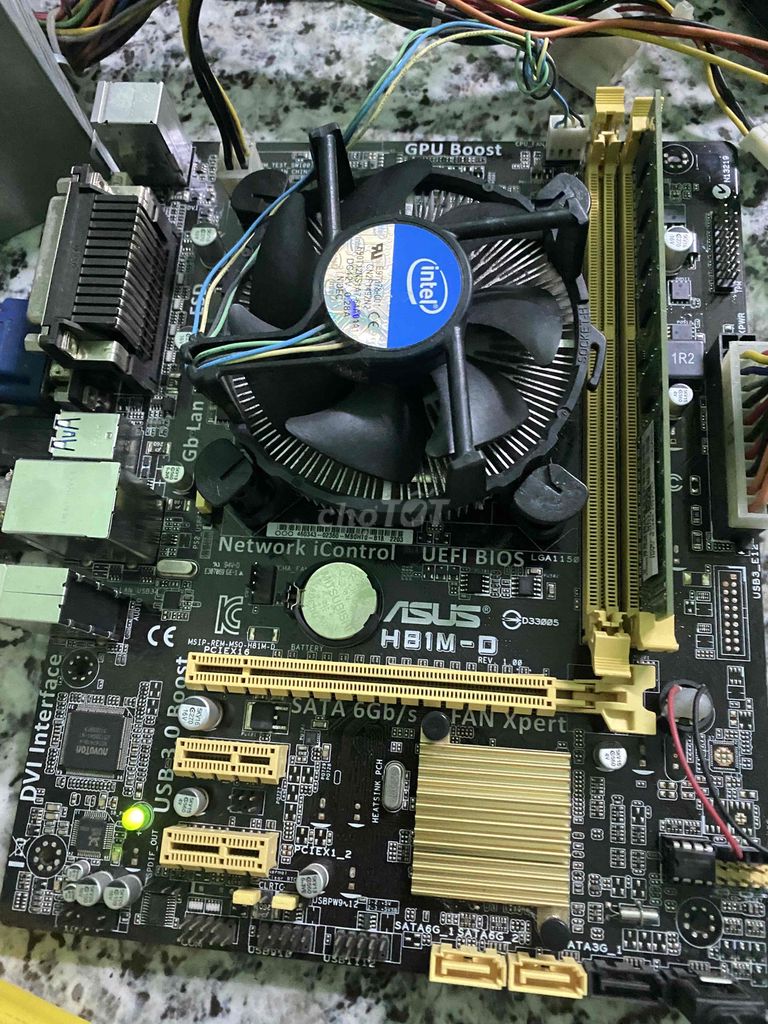 Mainboard Asus H81M-D Intel Core i3 4170 4GB. Mua bán Linh kiện (RAM, Card...) tại Thành phố Trà Vinh Trà Vinh được đăng bởi Tủn hình 1