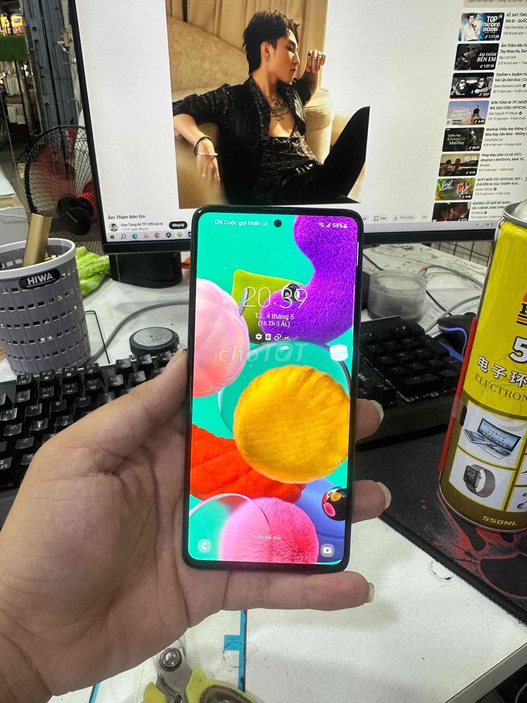 Samsung Galaxy A51 Trắng Đã sử dụng. Mua bán Điện thoại tại Thành phố Biên Hòa Đồng Nai được đăng bởi Mai Văn Thịnh hình 1