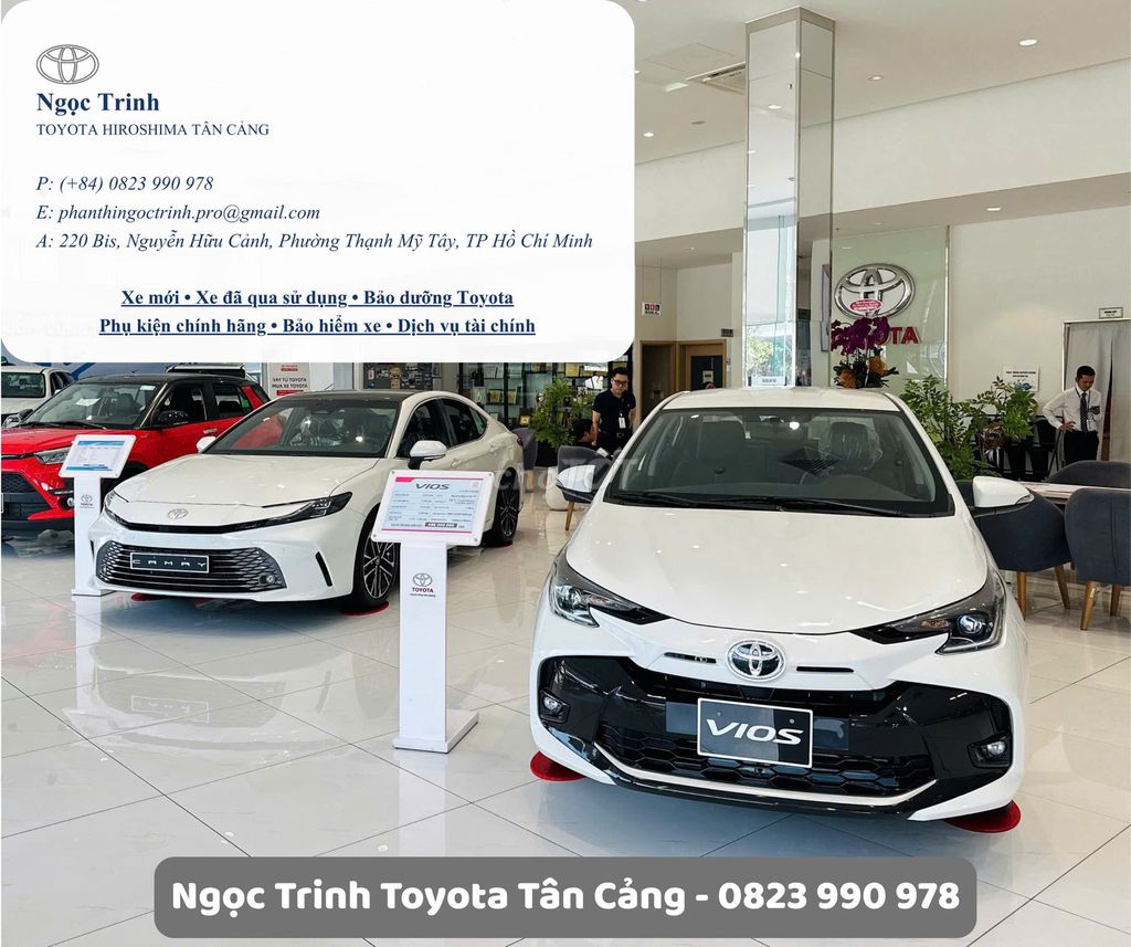 XE TOYOTA VIOS 2025 | GIÁ CẠNH TRANH. Mua bán Ô tô tại Quận Bình Thạnh Tp Hồ Chí Minh được đăng bởi Ngọc Trinh Toyota Tân Cảng hình 1