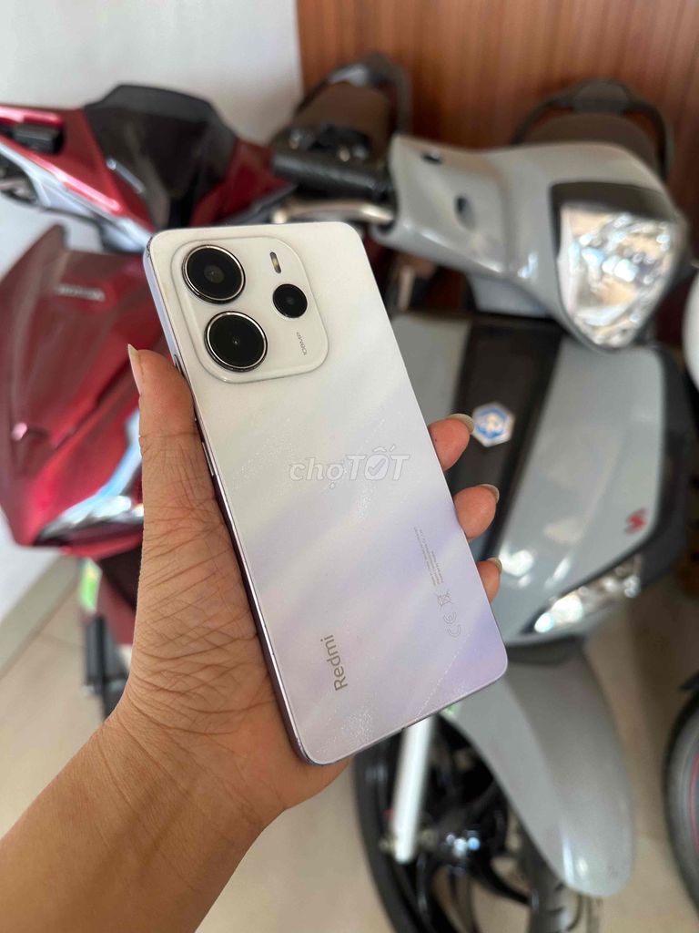 redmi note 14 ram8/128 pin5000 màn Amoled, màu trg. Mua bán Điện thoại tại Thành phố Buôn Ma Thuột Đắk Lắk được đăng bởi thanh lý cầm đồ 98 y ngông hình 1