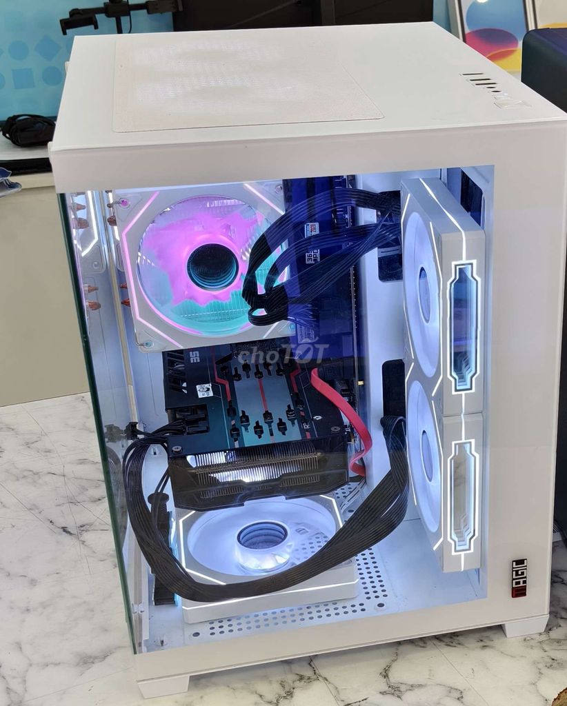 PC Gaming i5 12400F 16GB/778GB RX 5700XT trắng. Mua bán Máy tính để bàn tại Thành phố Tân An Long An được đăng bởi Danh Trần hình 1