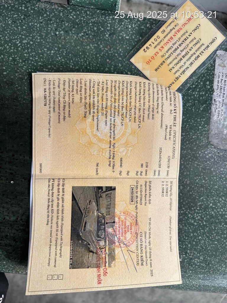 Toyota Pulica A 800 cổ 1966 đã cắt mui trần mới đk. Mua bán Ô tô tại Huyện Dầu Tiếng Bình Dương được đăng bởi Đào Tấn hình 8