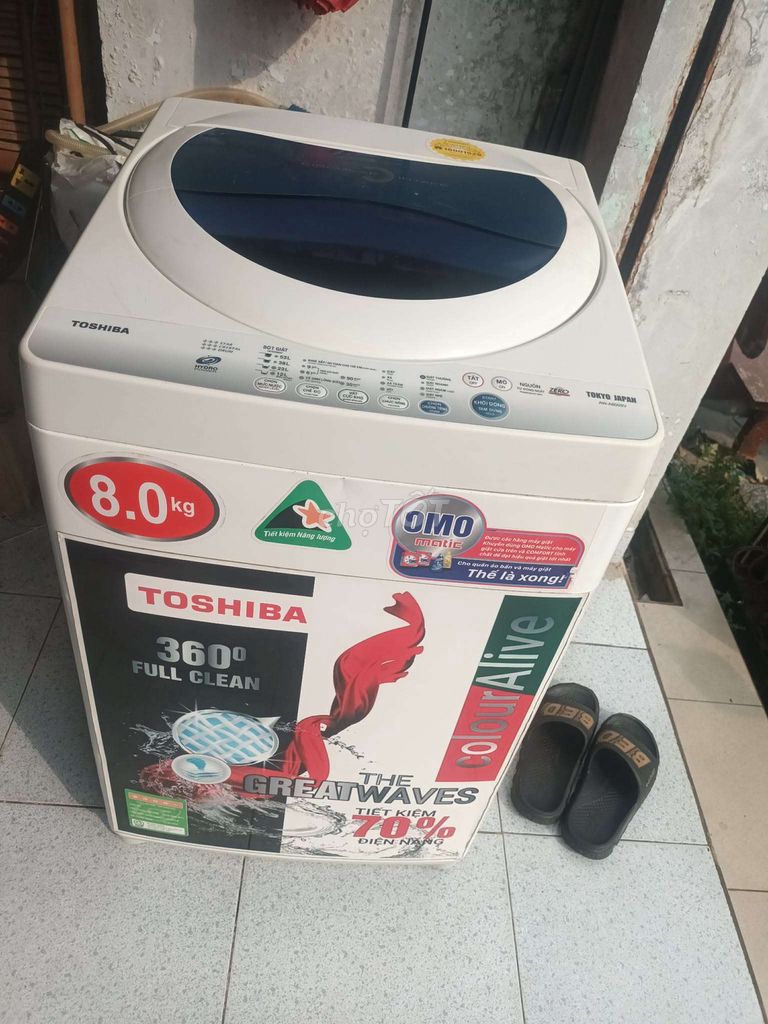 Máy giặt Toshiba 8kg. Mua bán Máy giặt tại Thị xã Bến Cát Bình Dương được đăng bởi Van Bui hình 1