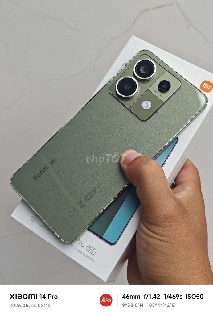 Xiaomi Redmi Note 13 Pro 5G 256GB VN/A FullBox. Mua bán Điện thoại tại Quận Cái Răng Cần Thơ được đăng bởi Ngân Long Trung hình 1