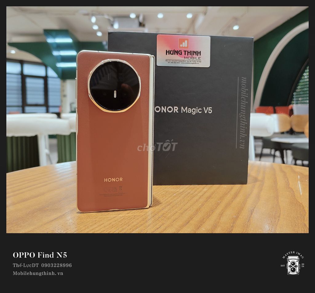 Honor Magic V5 16/512GB hàng FPT full box đẹp. Mua bán Điện thoại tại Quận Hoàng Mai Hà Nội được đăng bởi mobilehungthinh hình 1