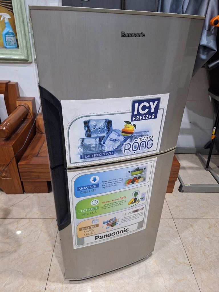 Tủ lạnh Panasonic Icy Freezer Xám. Mua bán Tủ lạnh tại Thành phố Biên Hòa Đồng Nai được đăng bởi Minhcanh hình 1