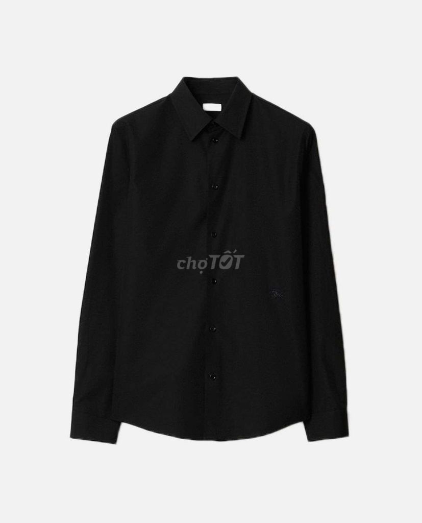 Áo sơ mi Burberry Cotton Đen Slim fit Dài tay. Mua bán Quần áo tại Thành phố Pleiku Gia Lai được đăng bởi Kiều Ngọc Lương Kiên hình 1