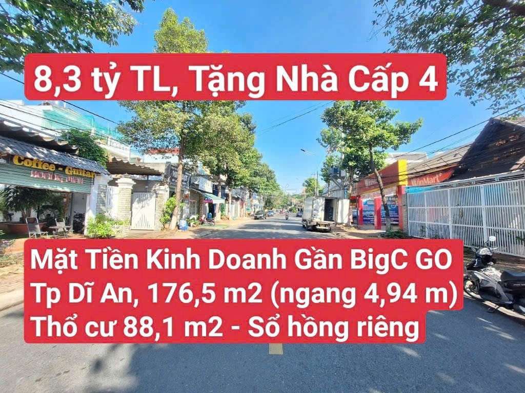 🆘 Măt Tiền Kinh Doanh Gần BigC GO Dĩ An, P.  Đông Hòa, Tp. Dĩ An