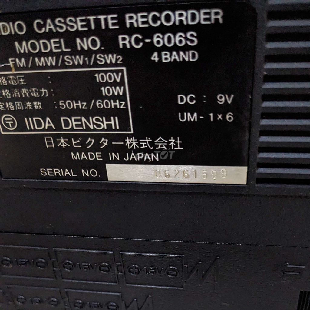 Đài Radio cassette cổ hiệu Victor Japan điện 100V. Mua bán Tivi, Âm thanh tại Quận Hải Châu Đà Nẵng được đăng bởi Lee Min Ho Đà Nẵng hình 6