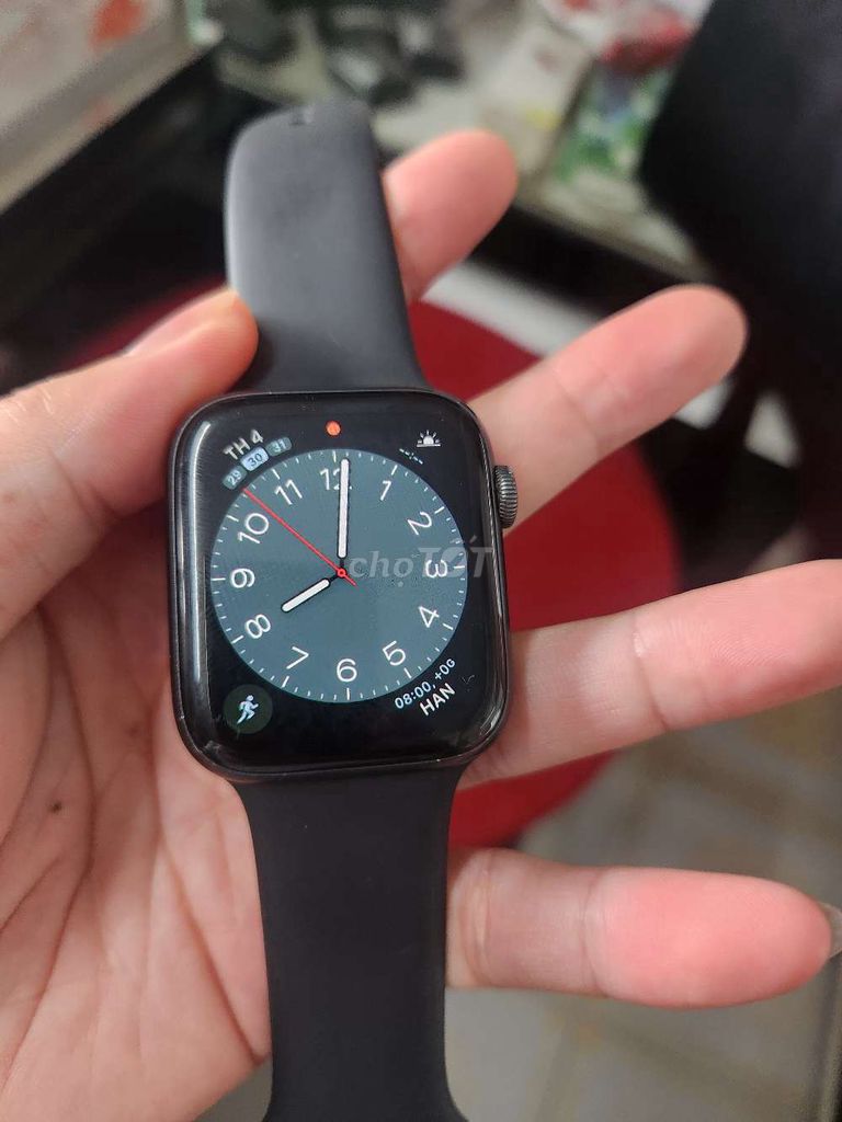 Apple watch Series 5 GPS 44mm zin full. PIN 86%