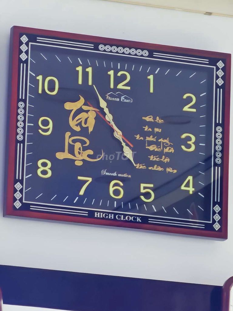 Đồng hồ treo tường Hoàng Phát Gỗ Đen đỏ. Mua bán Nội thất, đồ gia dụng khác tại Huyện Tiền Hải Thái Bình được đăng bởi Bán đồ tốt giá rẻ hình 1
