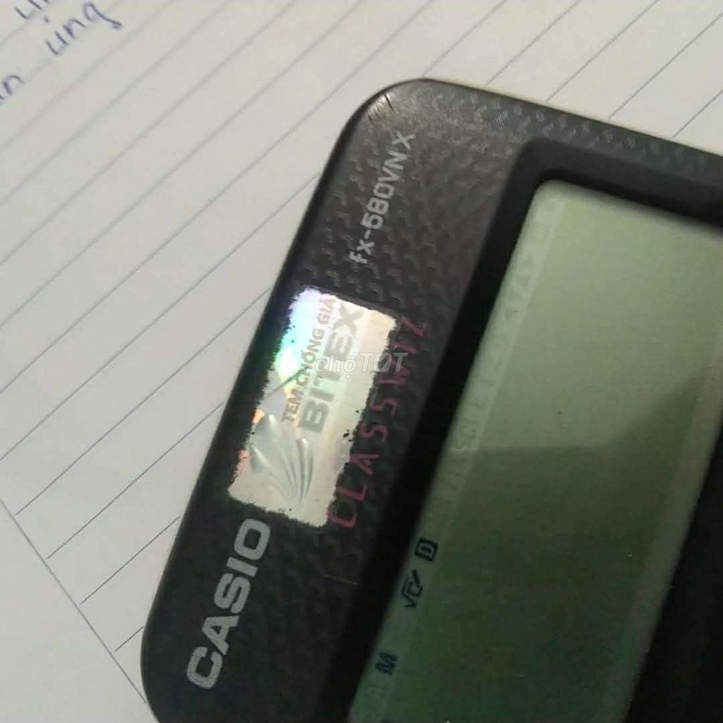 Máy tính Casio fx-580VNX Đen Đã sử dụng. Mua bán Đồ dùng văn phòng tại Huyện Hương Sơn Hà Tĩnh được đăng bởi Van Đao hình 1