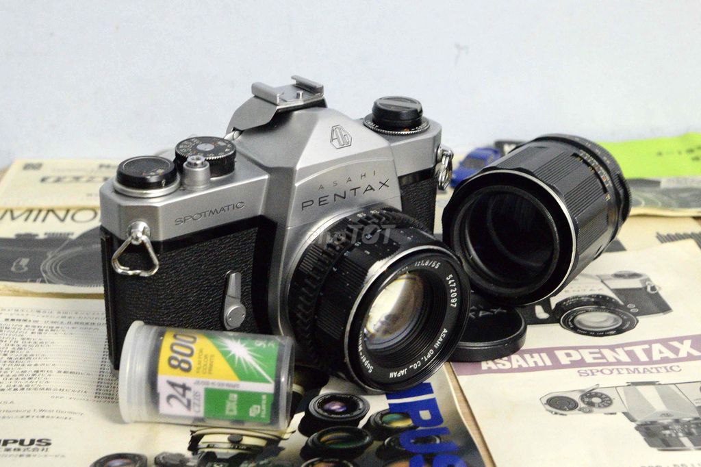 Máy ảnh film Asahi Pentax SP Spotmatic Bạc, Đen cũ. Mua bán Máy ảnh, Máy quay tại Thành phố Thủ Đức Tp Hồ Chí Minh được đăng bởi Huy hình 1