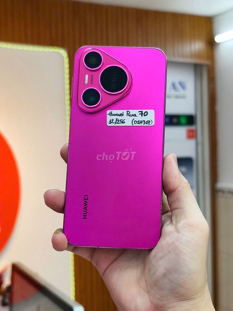 Điện thoại Huawei Pura 70 - Màu Hồng 12/256GB. Mua bán Điện thoại tại Quận 11 Tp Hồ Chí Minh được đăng bởi Vinhanmobile hình 1