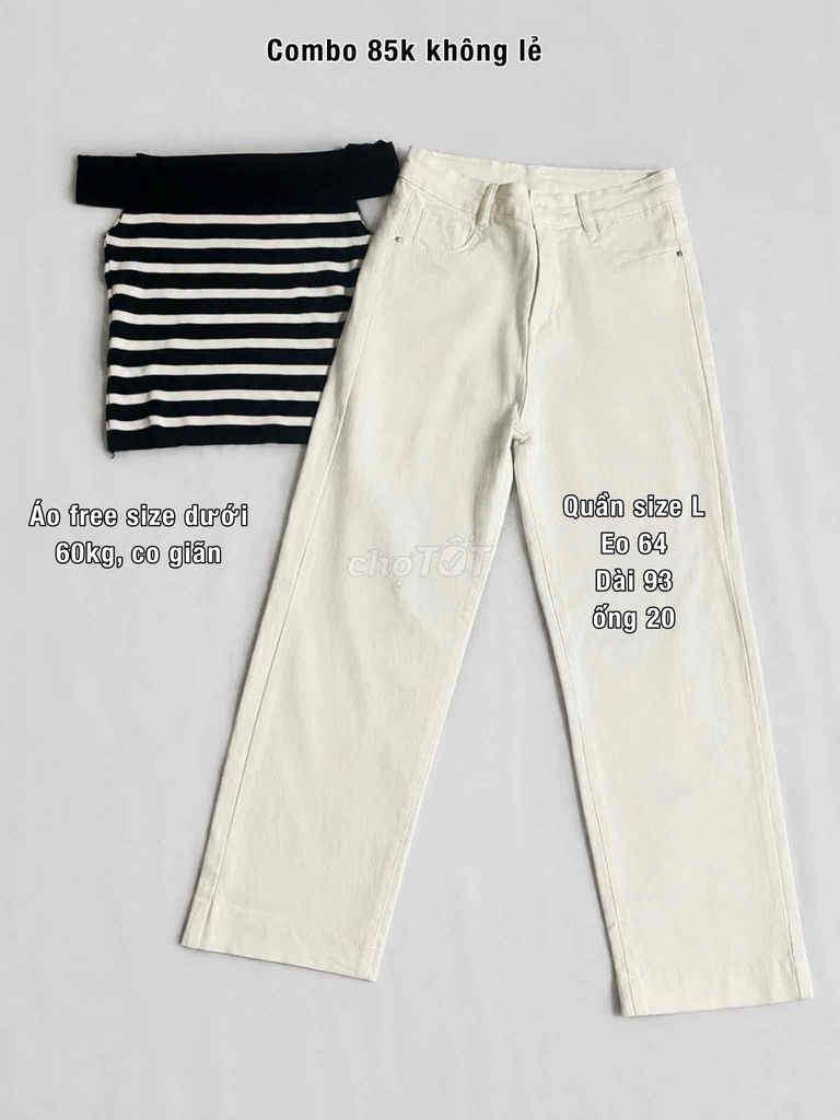 Set đồ nữ Trắng Đen. Mua bán Quần áo tại Thị xã Bến Cát Bình Dương được đăng bởi Nguyễn Hà My hình 1