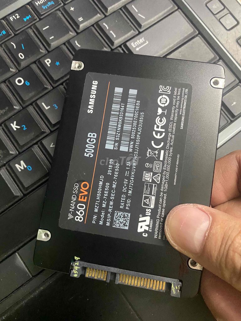 SSD Samsung 500G Evo 860 hàng us zin sẵn Win 10