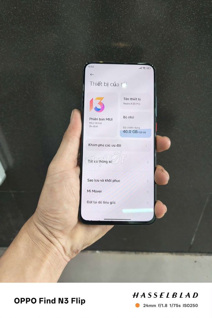 Xiaomi Redmi K30 Pro 128GB  98%. Mua bán Điện thoại tại Huyện Phong Điền Cần Thơ được đăng bởi Tên chưa cung cấp hình 1