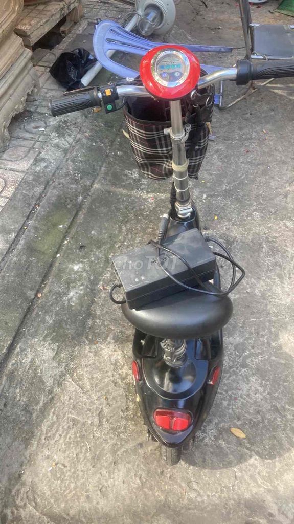 Xe điện Gấp gọn màu Đen. Mua bán Xe điện tại Quận Tân Phú Tp Hồ Chí Minh được đăng bởi A  quân hình 2