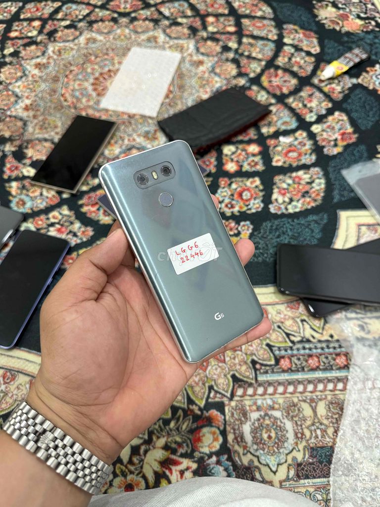 LG G6 Xám. Mua bán Điện thoại tại Quận 8 Tp Hồ Chí Minh được đăng bởi bin mobile  hình 1