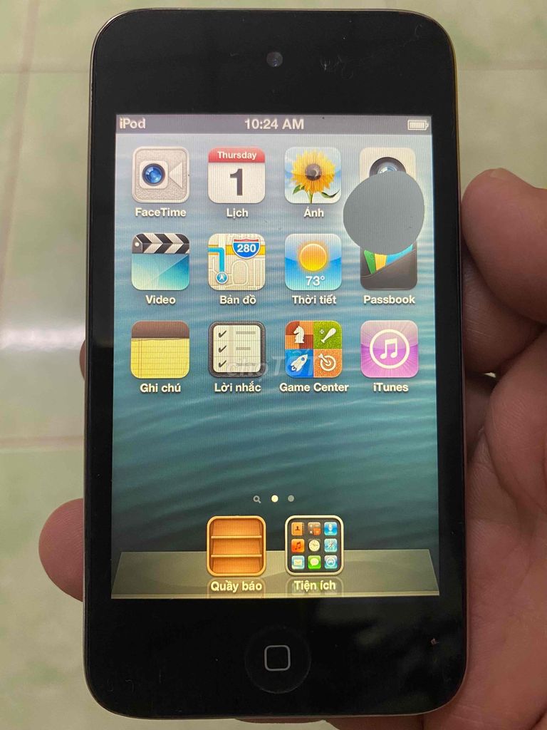 iPod touch 4 8GB, màn hình bị đốm