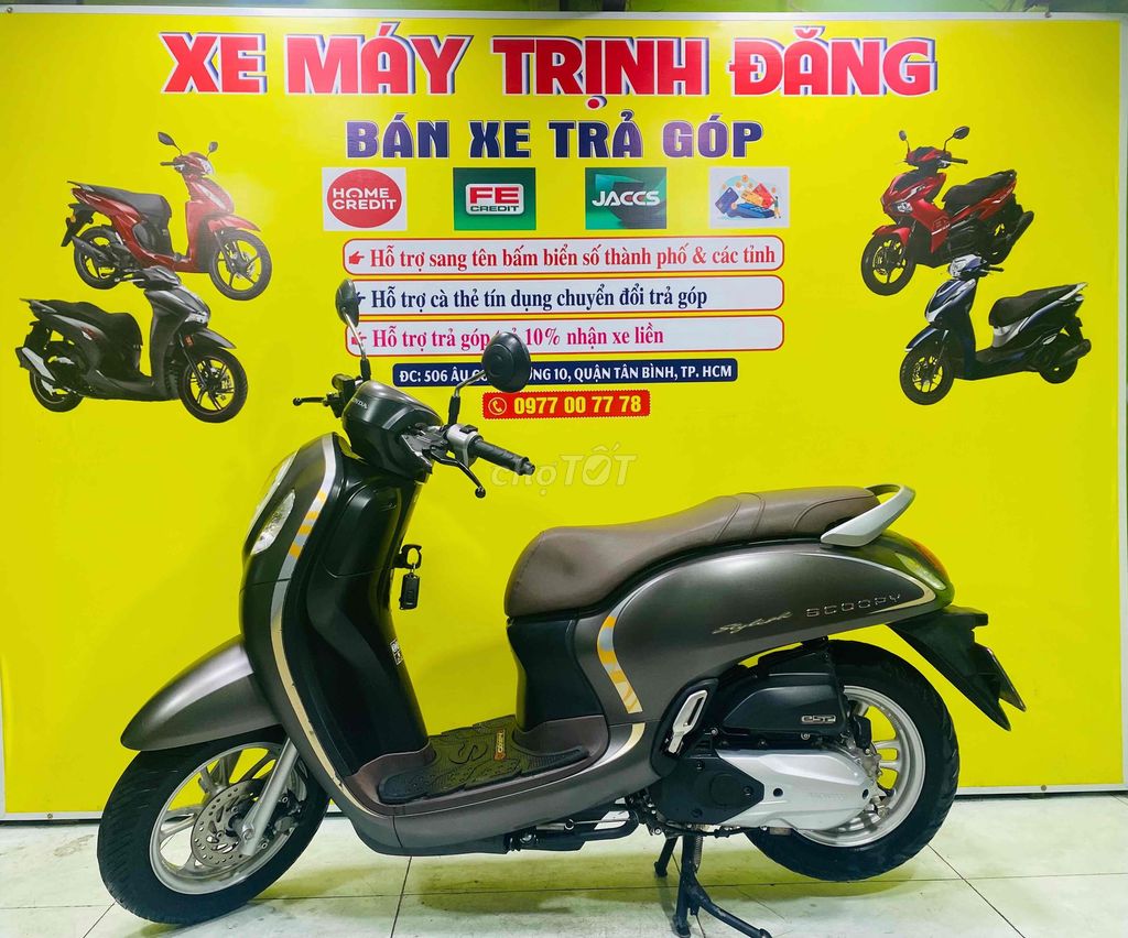 Honda Scoopy nhập khẩu hỗ trợ góp trả 3tr nhận xe