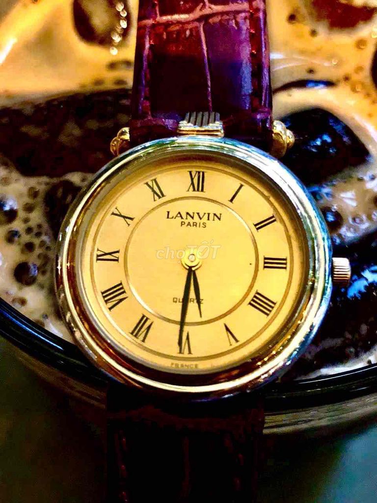 Lanvin Paris quartz