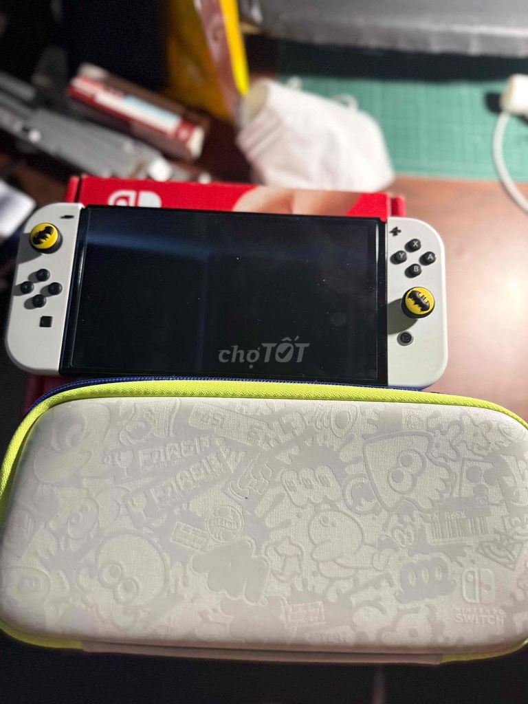 Nintendo Switch OLED 256GB Trắng Like new Fullbox. Mua bán Thiết bị chơi game tại Thành phố Dĩ An Bình Dương được đăng bởi Cao Tấn Đức hình 1